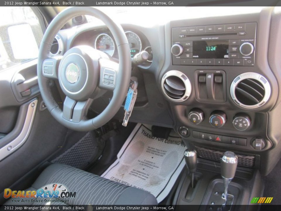 2012 Jeep Wrangler Sahara 4x4 Black / Black Photo #10