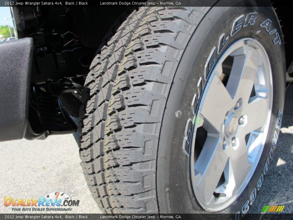 2012 Jeep Wrangler Sahara 4x4 Black / Black Photo #12