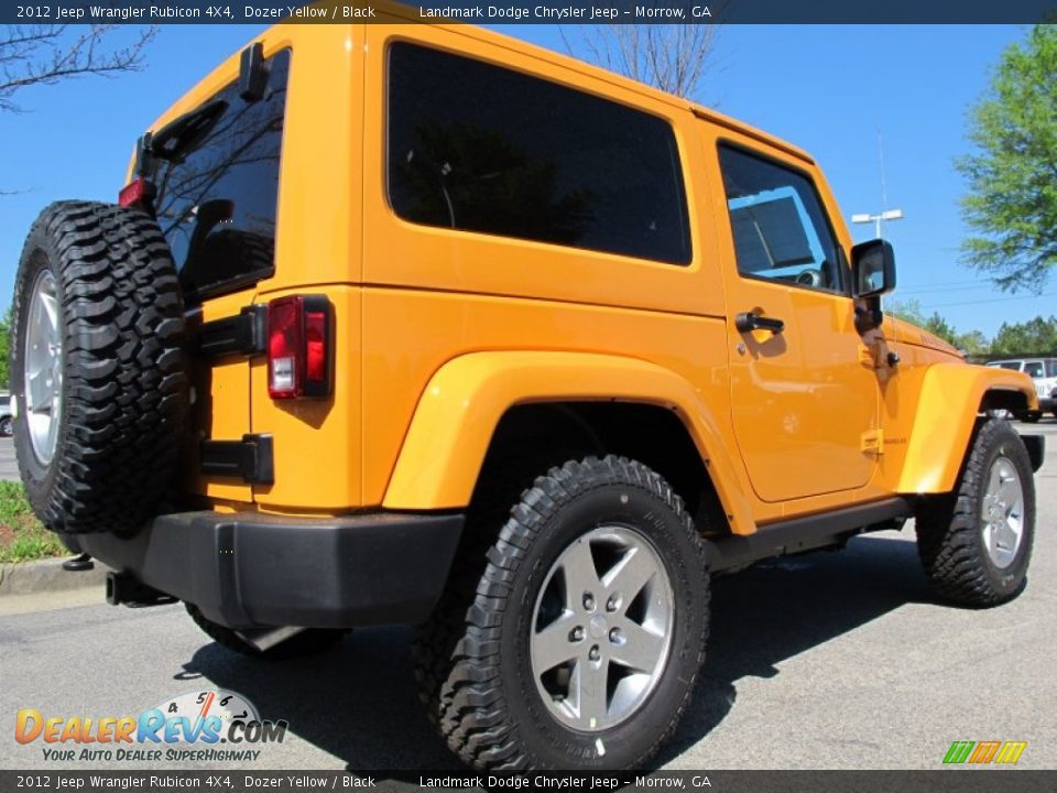 Dozer Yellow 2012 Jeep Wrangler Rubicon 4X4 Photo #3