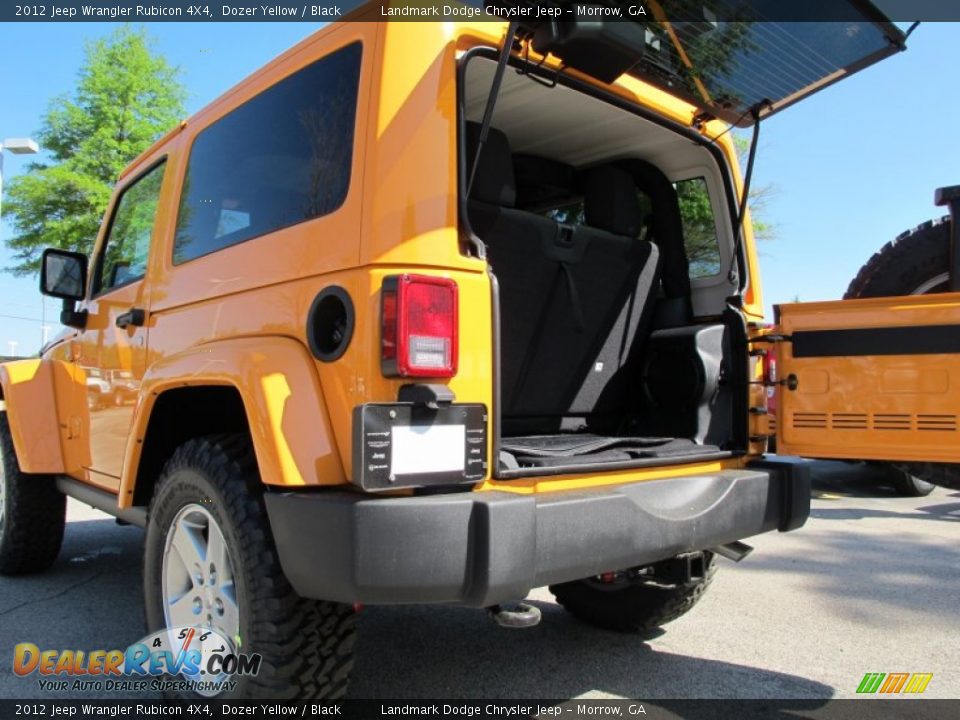2012 Jeep Wrangler Rubicon 4X4 Dozer Yellow / Black Photo #8