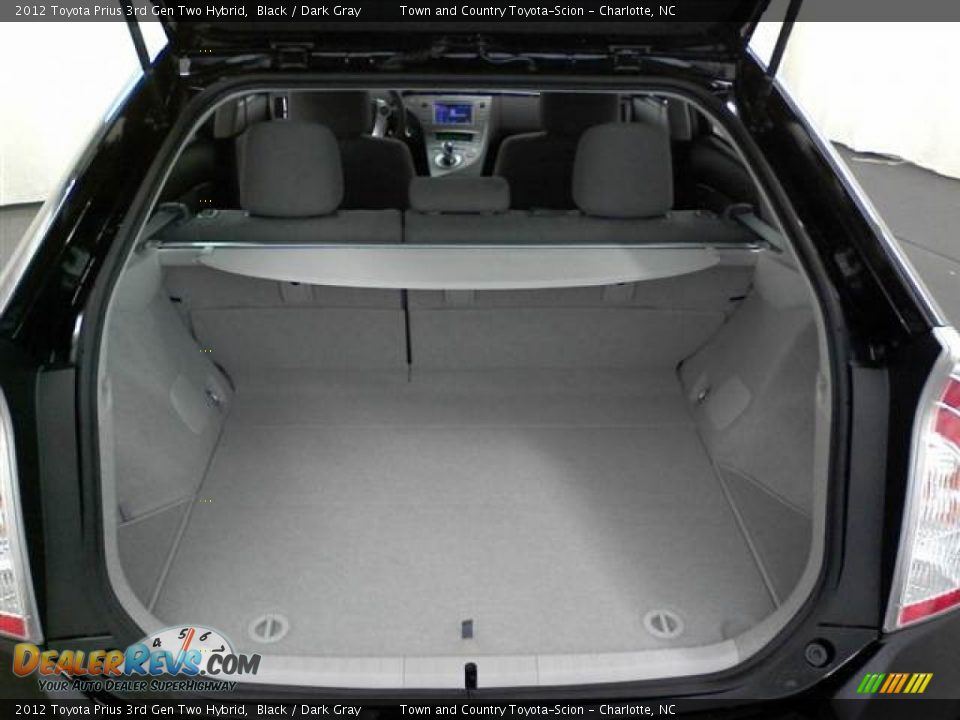 2012 Toyota Prius 3rd Gen Two Hybrid Black / Dark Gray Photo #4