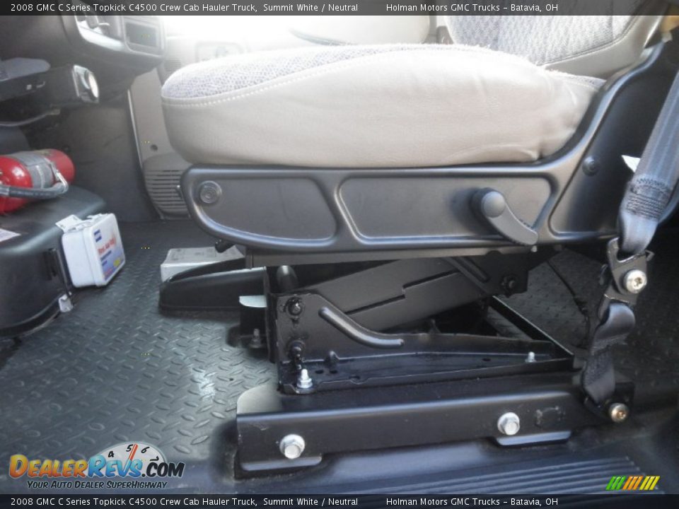 Neutral Interior - 2008 GMC C Series Topkick C4500 Crew Cab Hauler Truck Photo #6