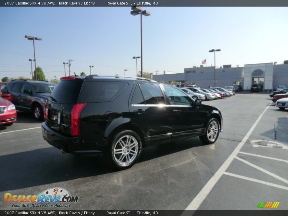 2007 Cadillac SRX 4 V8 AWD Black Raven / Ebony Photo #5