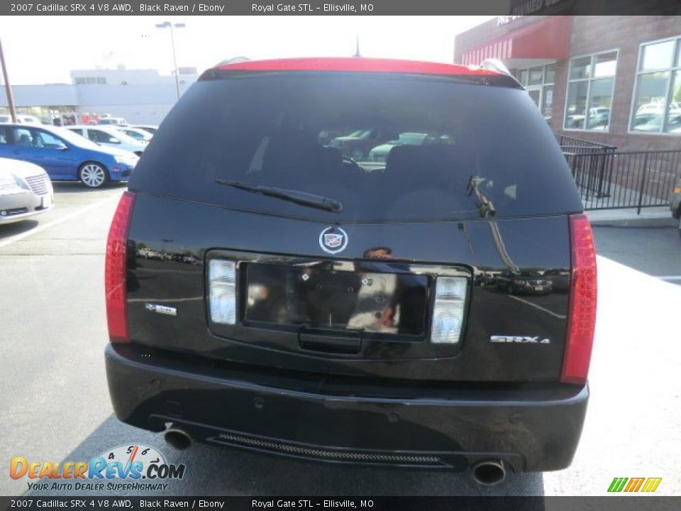 2007 Cadillac SRX 4 V8 AWD Black Raven / Ebony Photo #6