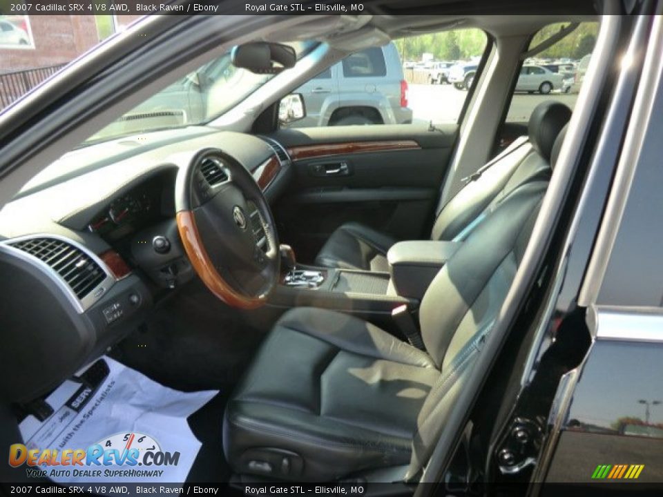 2007 Cadillac SRX 4 V8 AWD Black Raven / Ebony Photo #16