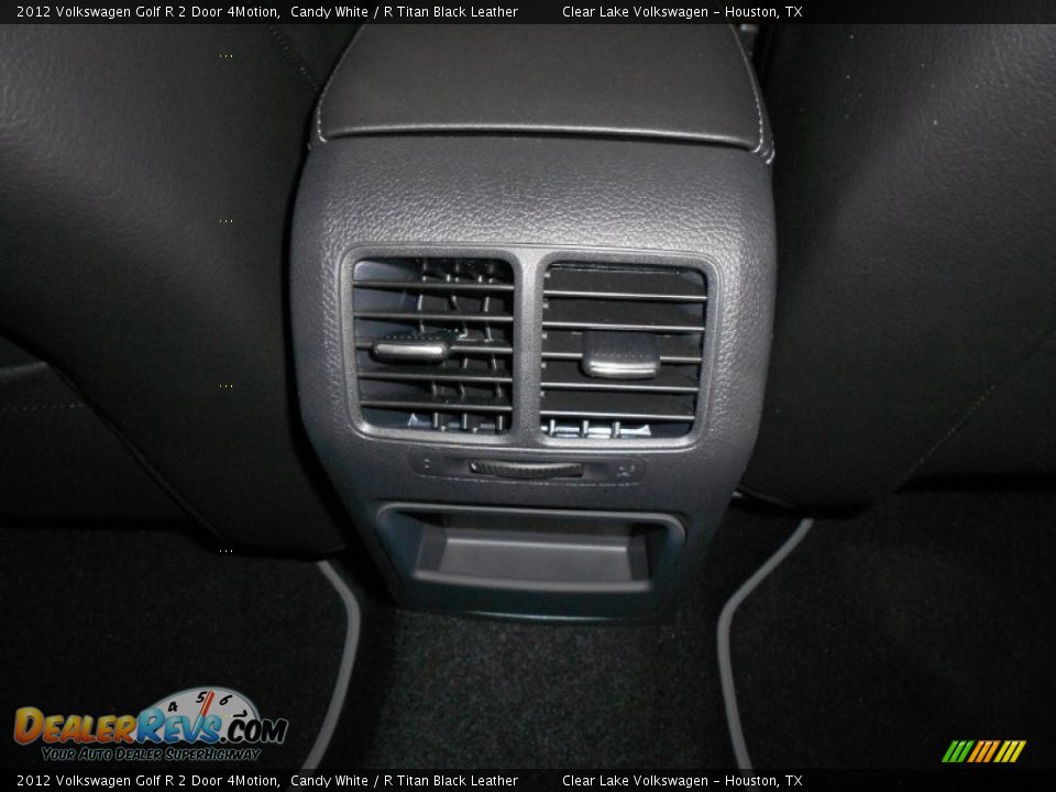 2012 Volkswagen Golf R 2 Door 4Motion Candy White / R Titan Black Leather Photo #18
