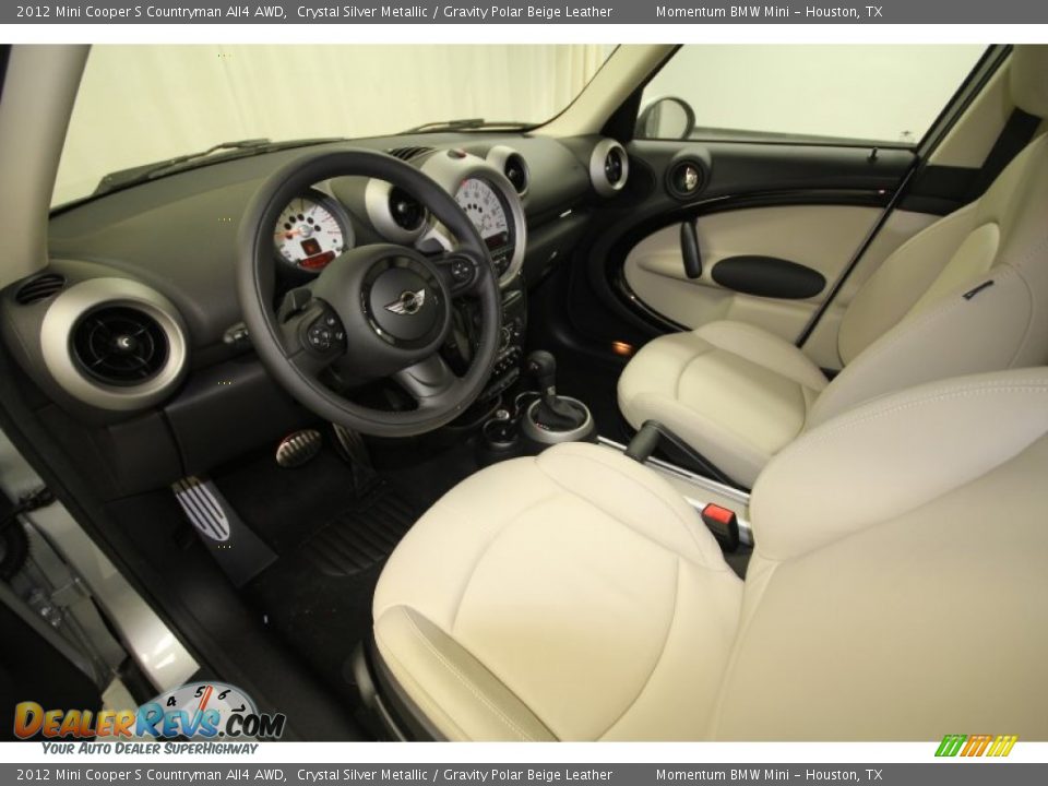 Gravity Polar Beige Leather Interior 2012 Mini Cooper S