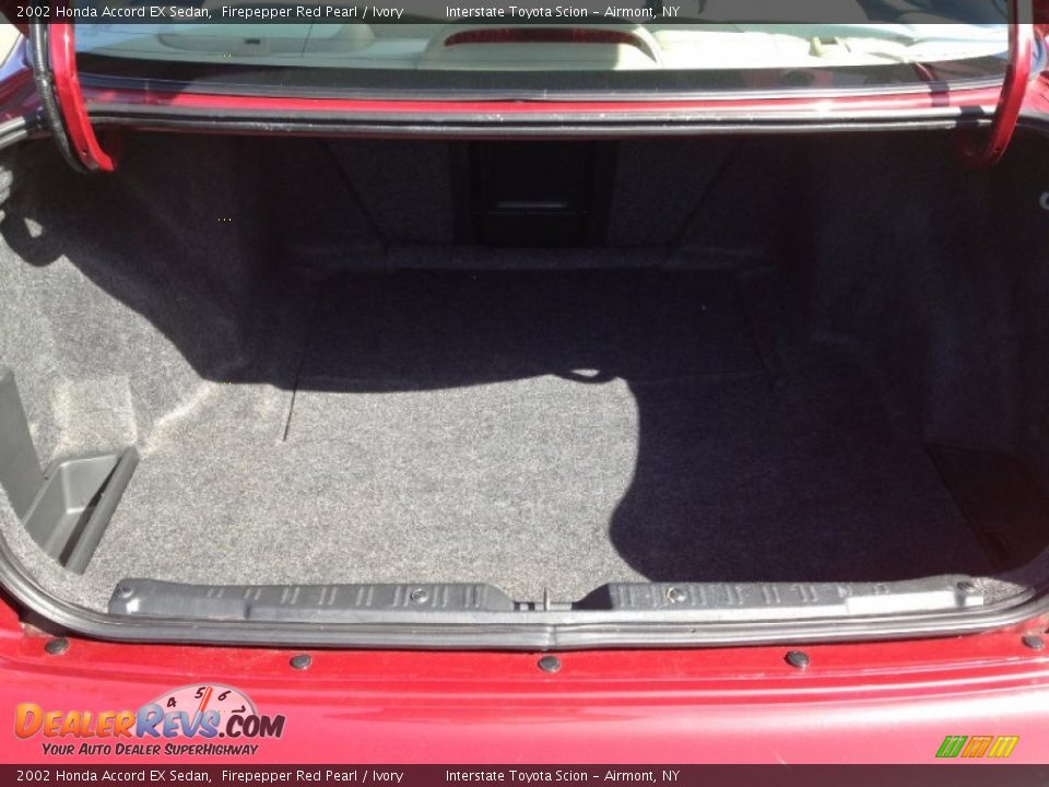 2002 Honda Accord EX Sedan Firepepper Red Pearl / Ivory Photo #11