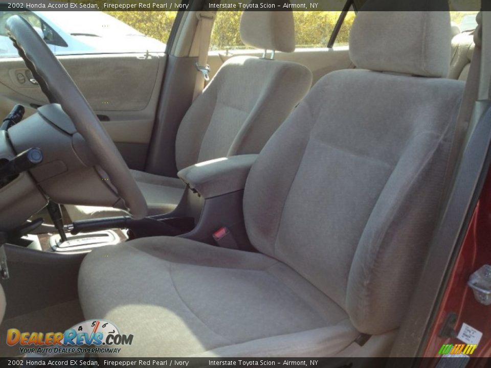 2002 Honda Accord EX Sedan Firepepper Red Pearl / Ivory Photo #20