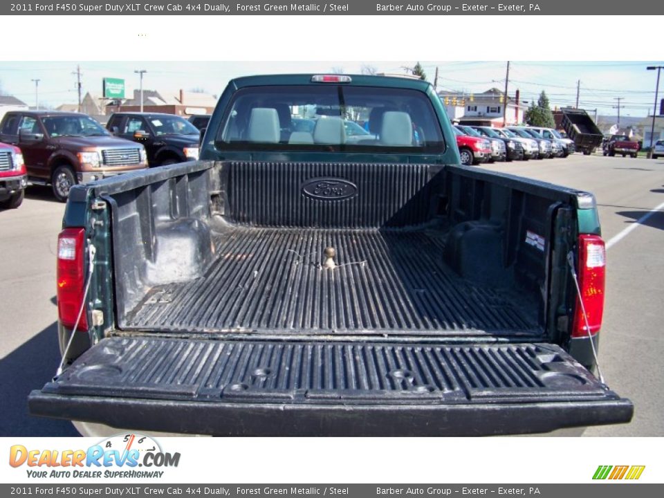 2011 Ford F450 Super Duty XLT Crew Cab 4x4 Dually Forest Green Metallic / Steel Photo #21