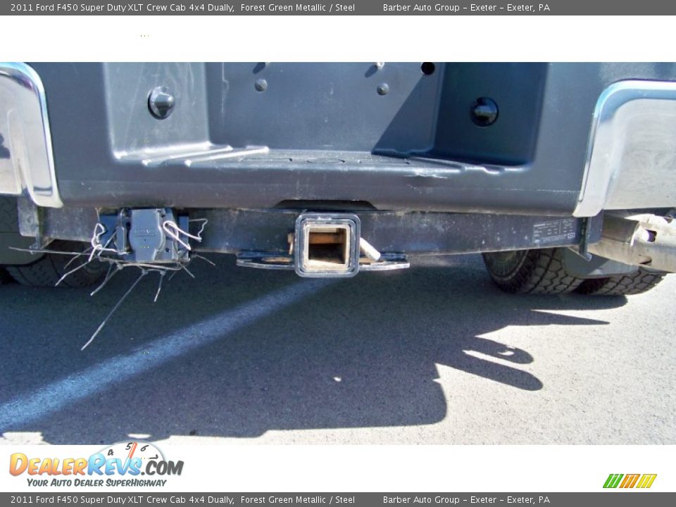 2011 Ford F450 Super Duty XLT Crew Cab 4x4 Dually Forest Green Metallic / Steel Photo #23