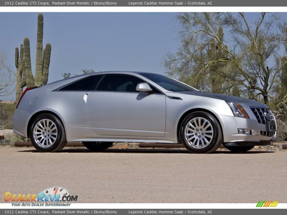 Radiant Silver Metallic 2012 Cadillac CTS Coupe Photo #6