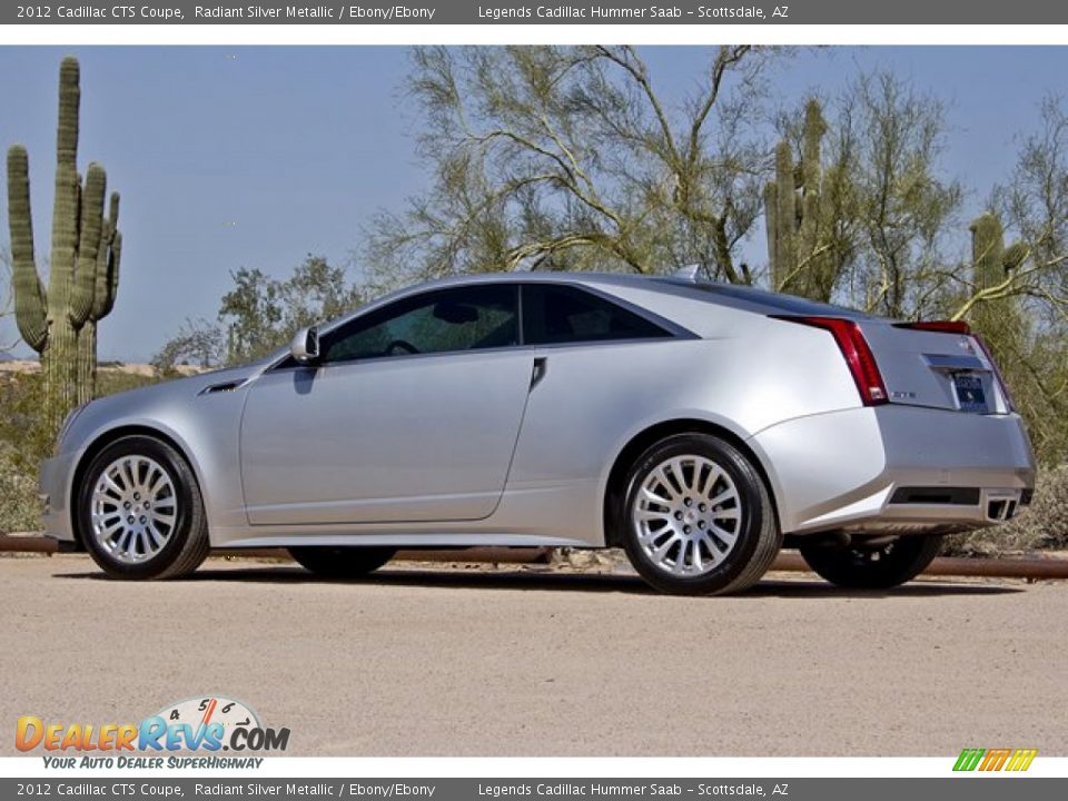 Radiant Silver Metallic 2012 Cadillac CTS Coupe Photo #12