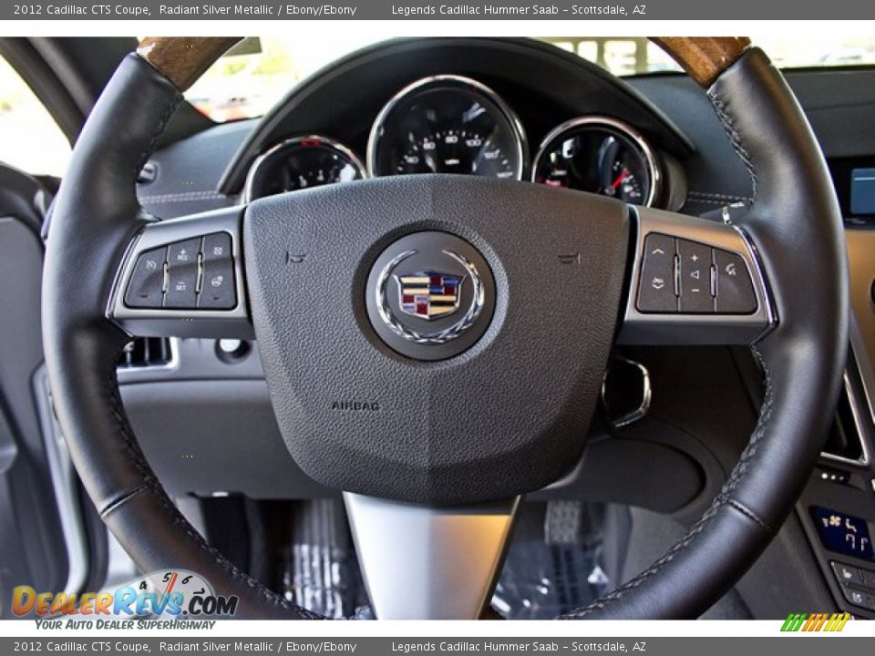 2012 Cadillac CTS Coupe Steering Wheel Photo #17