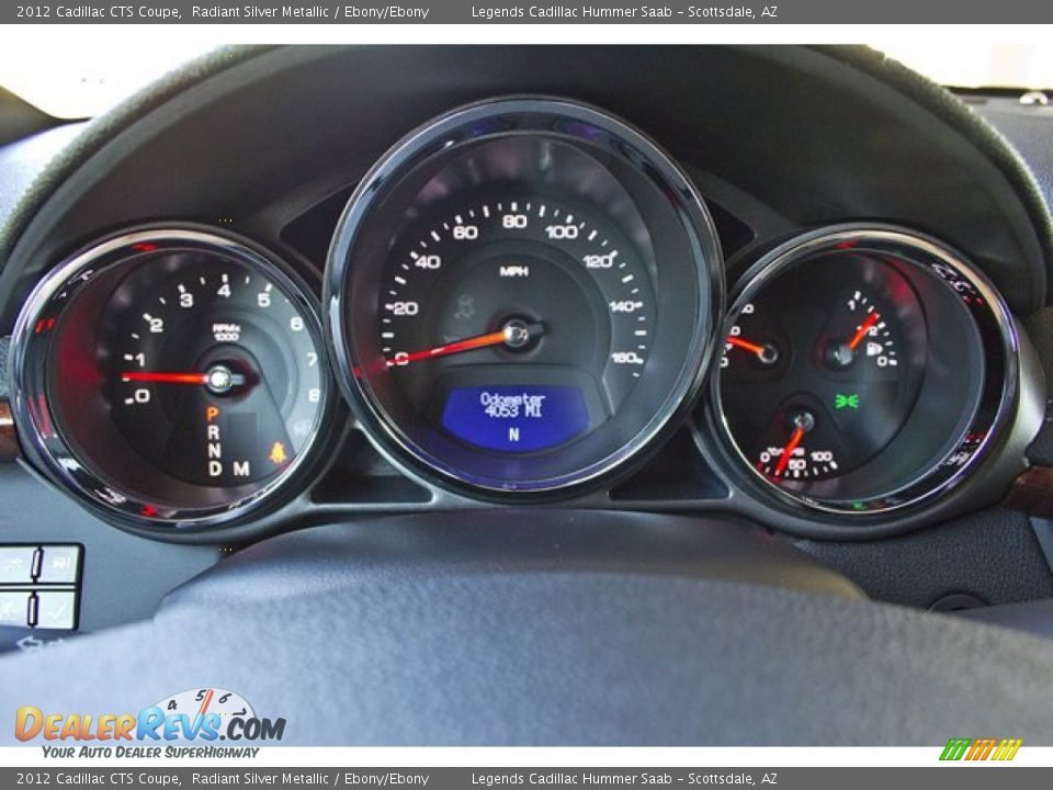 2012 Cadillac CTS Coupe Gauges Photo #19