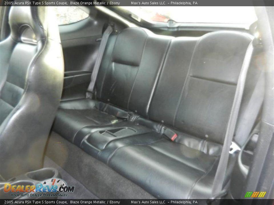 Rear Seat of 2005 Acura RSX Type S Sports Coupe Photo #7