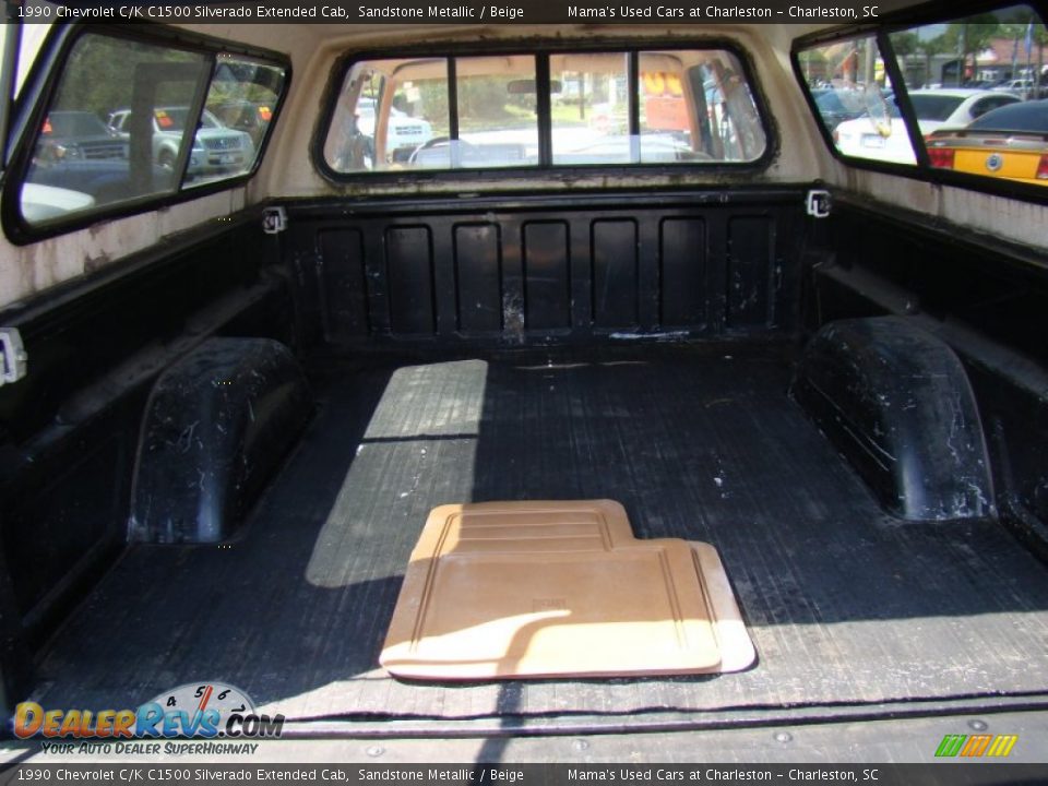 1990 Chevrolet C/K C1500 Silverado Extended Cab Sandstone Metallic / Beige Photo #15