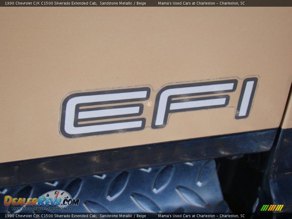 1990 Chevrolet C/K C1500 Silverado Extended Cab Sandstone Metallic / Beige Photo #31