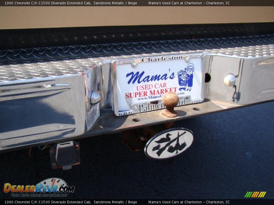 1990 Chevrolet C/K C1500 Silverado Extended Cab Sandstone Metallic / Beige Photo #34