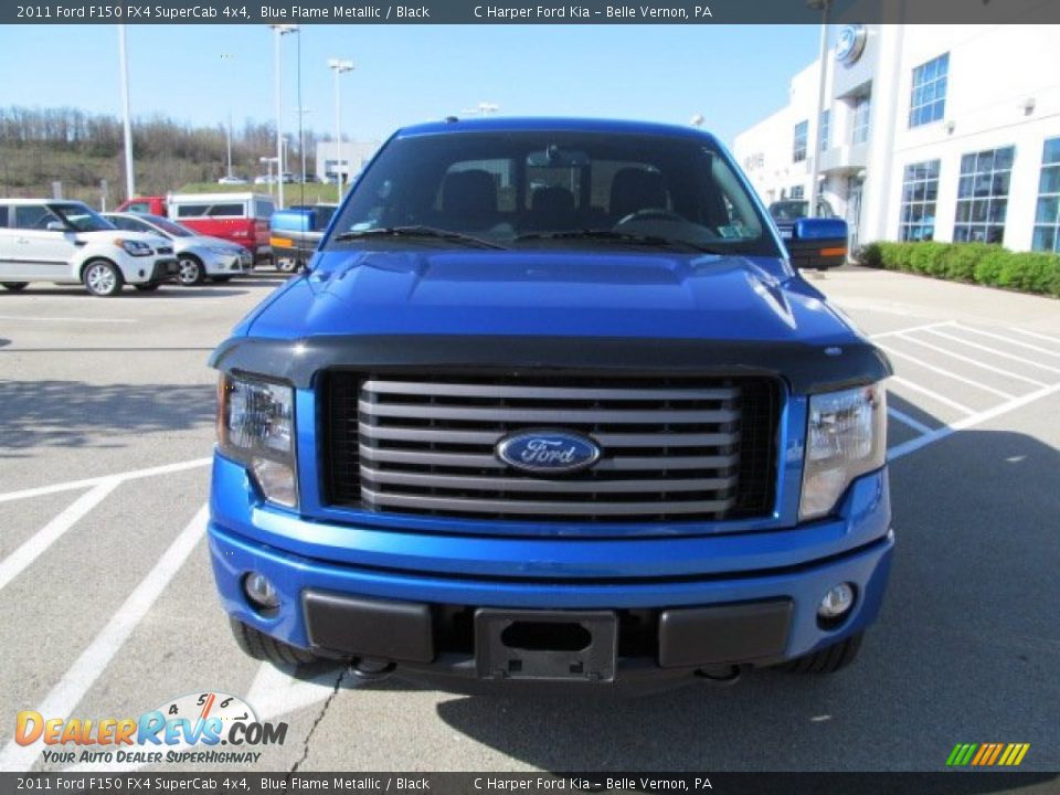2011 Ford F150 FX4 SuperCab 4x4 Blue Flame Metallic / Black Photo #5