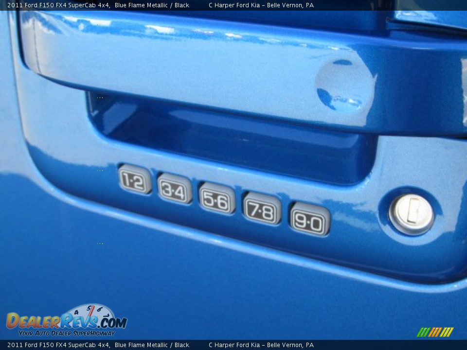2011 Ford F150 FX4 SuperCab 4x4 Blue Flame Metallic / Black Photo #8