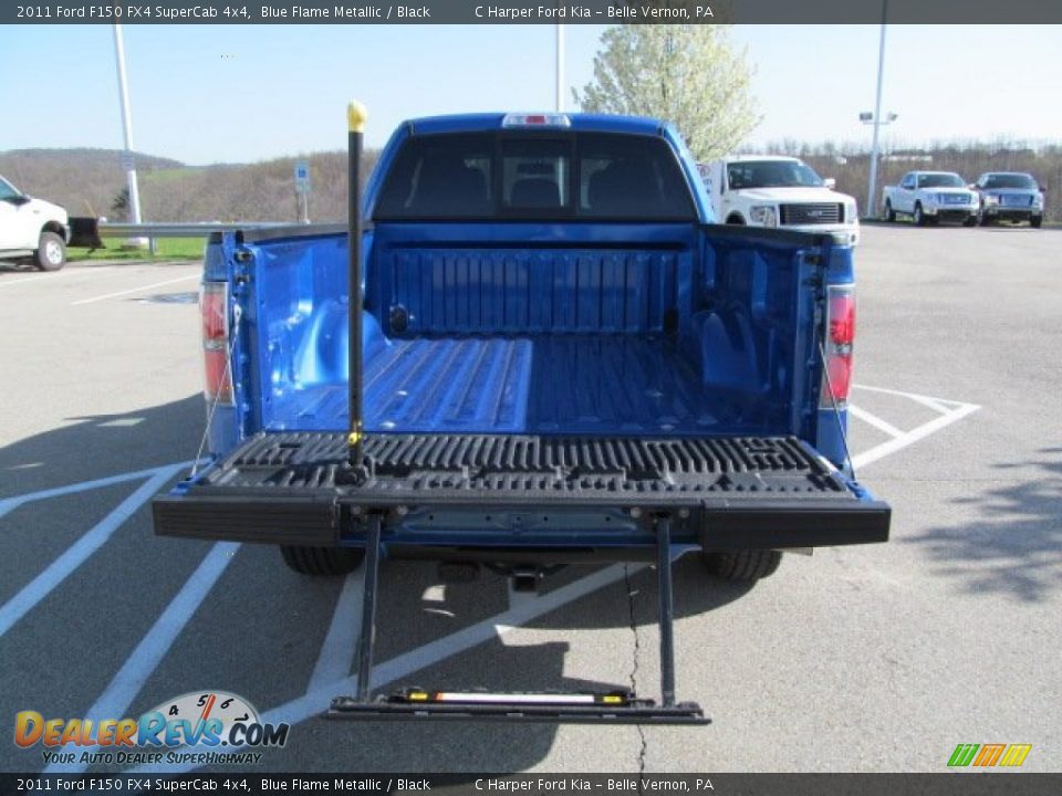 2011 Ford F150 FX4 SuperCab 4x4 Blue Flame Metallic / Black Photo #12