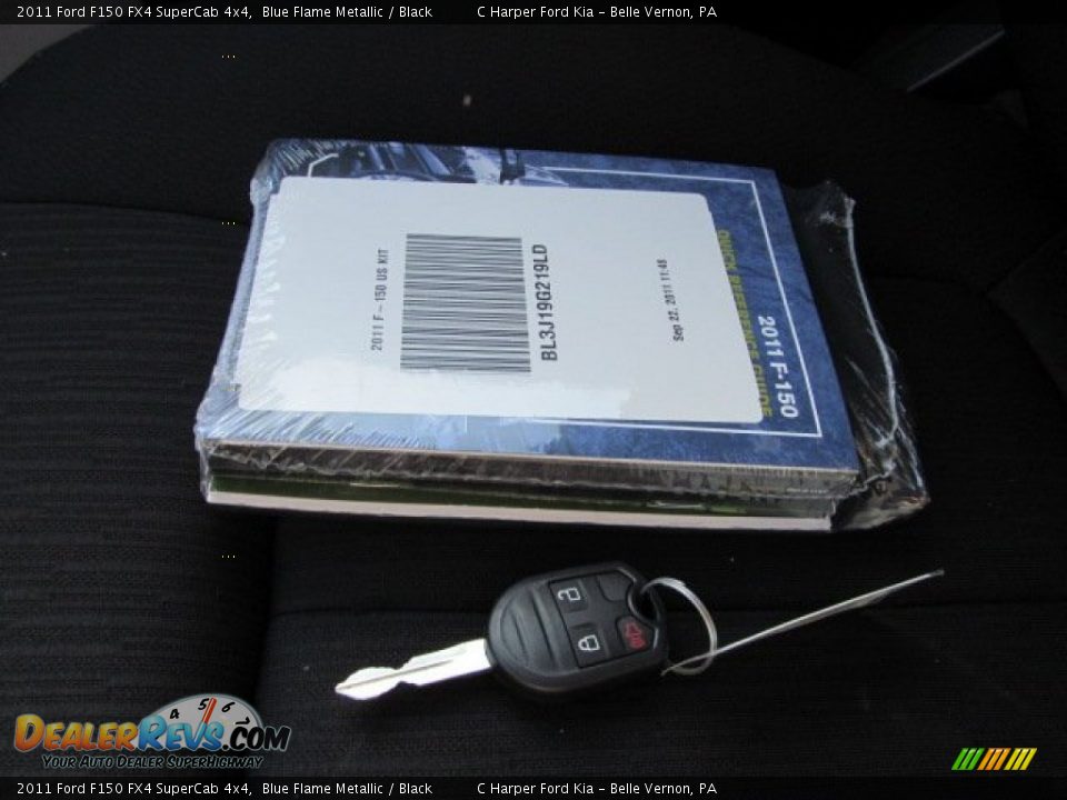2011 Ford F150 FX4 SuperCab 4x4 Blue Flame Metallic / Black Photo #23