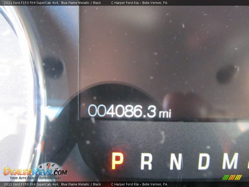 2011 Ford F150 FX4 SuperCab 4x4 Blue Flame Metallic / Black Photo #25