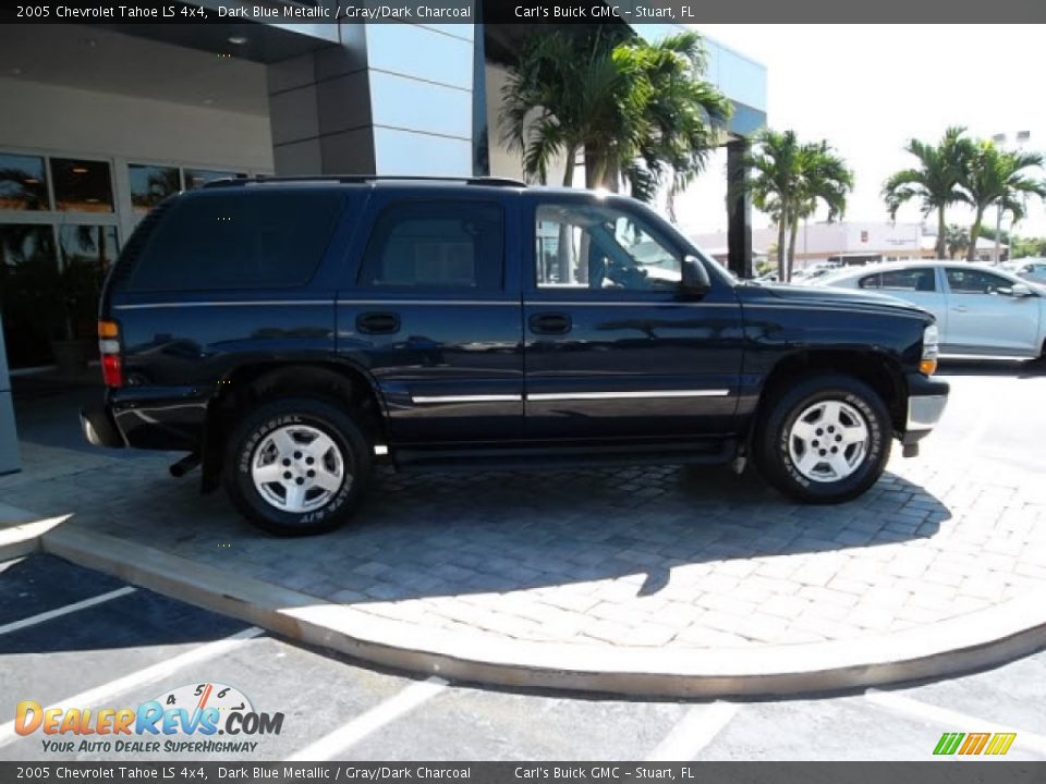 2005 Chevrolet Tahoe LS 4x4 Dark Blue Metallic / Gray/Dark Charcoal Photo #6