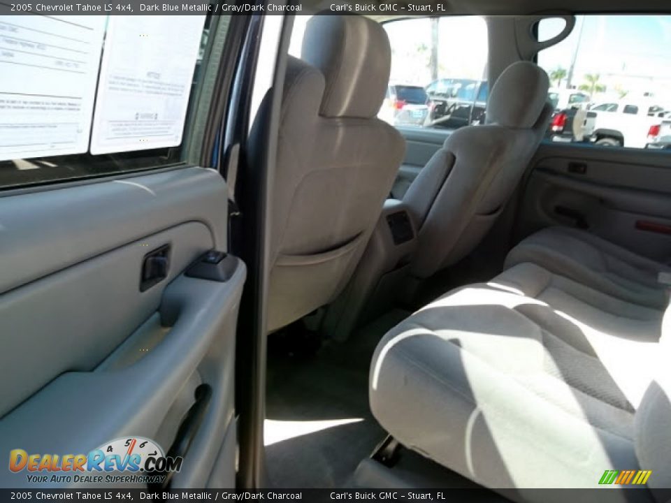 2005 Chevrolet Tahoe LS 4x4 Dark Blue Metallic / Gray/Dark Charcoal Photo #7