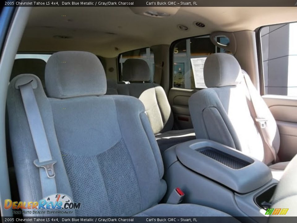 2005 Chevrolet Tahoe LS 4x4 Dark Blue Metallic / Gray/Dark Charcoal Photo #10