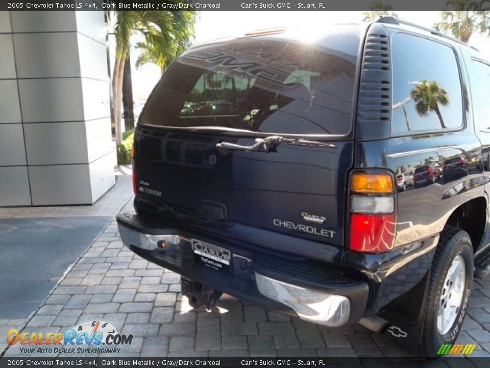 2005 Chevrolet Tahoe LS 4x4 Dark Blue Metallic / Gray/Dark Charcoal Photo #13