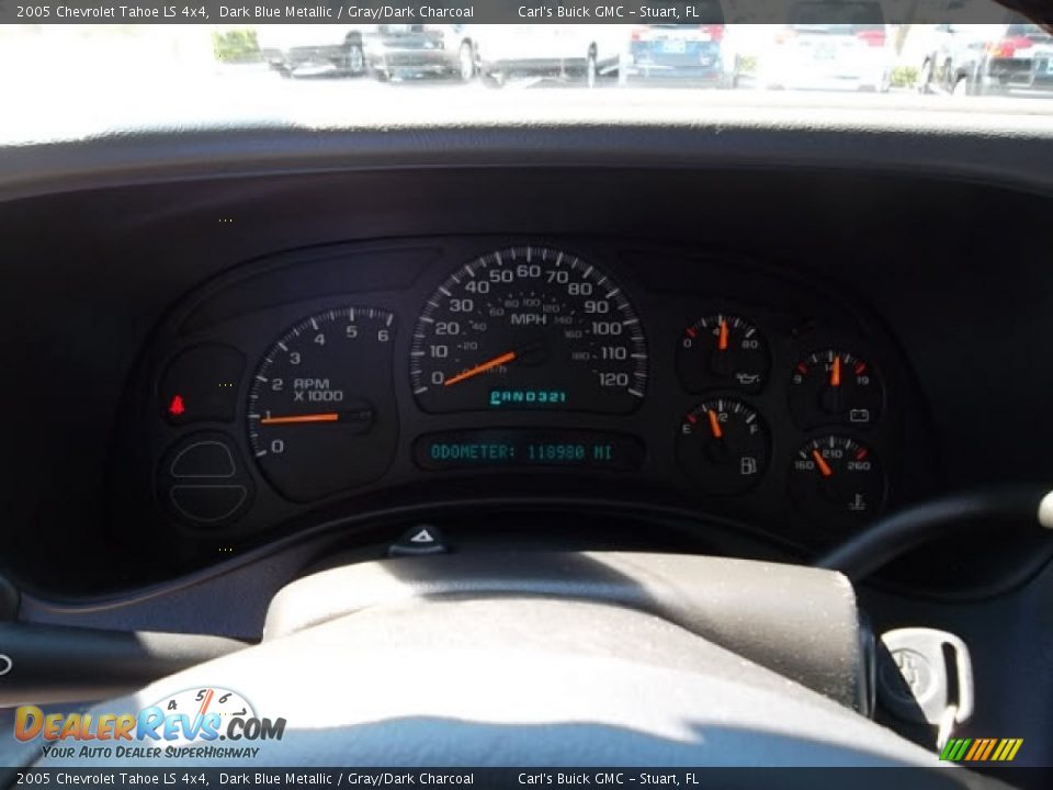 2005 Chevrolet Tahoe LS 4x4 Dark Blue Metallic / Gray/Dark Charcoal Photo #22