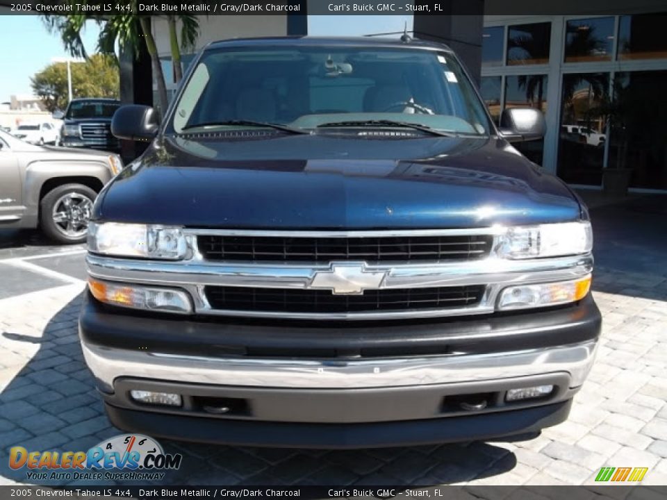 2005 Chevrolet Tahoe LS 4x4 Dark Blue Metallic / Gray/Dark Charcoal Photo #24
