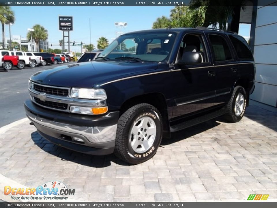 2005 Chevrolet Tahoe LS 4x4 Dark Blue Metallic / Gray/Dark Charcoal Photo #25