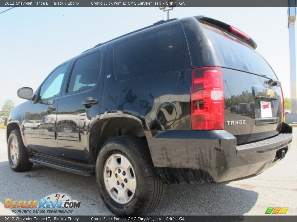 2012 Chevrolet Tahoe LT Black / Ebony Photo #5