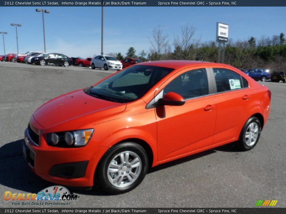 Front 3/4 View of 2012 Chevrolet Sonic LT Sedan Photo #1