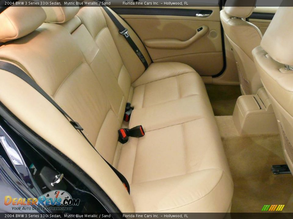 2004 BMW 3 Series 330i Sedan Mystic Blue Metallic / Sand Photo #20