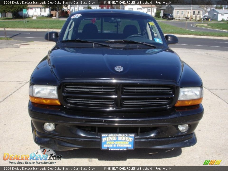 2004 Dodge Dakota Stampede Club Cab Black / Dark Slate Gray Photo #2