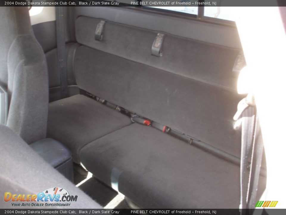 2004 Dodge Dakota Stampede Club Cab Black / Dark Slate Gray Photo #11