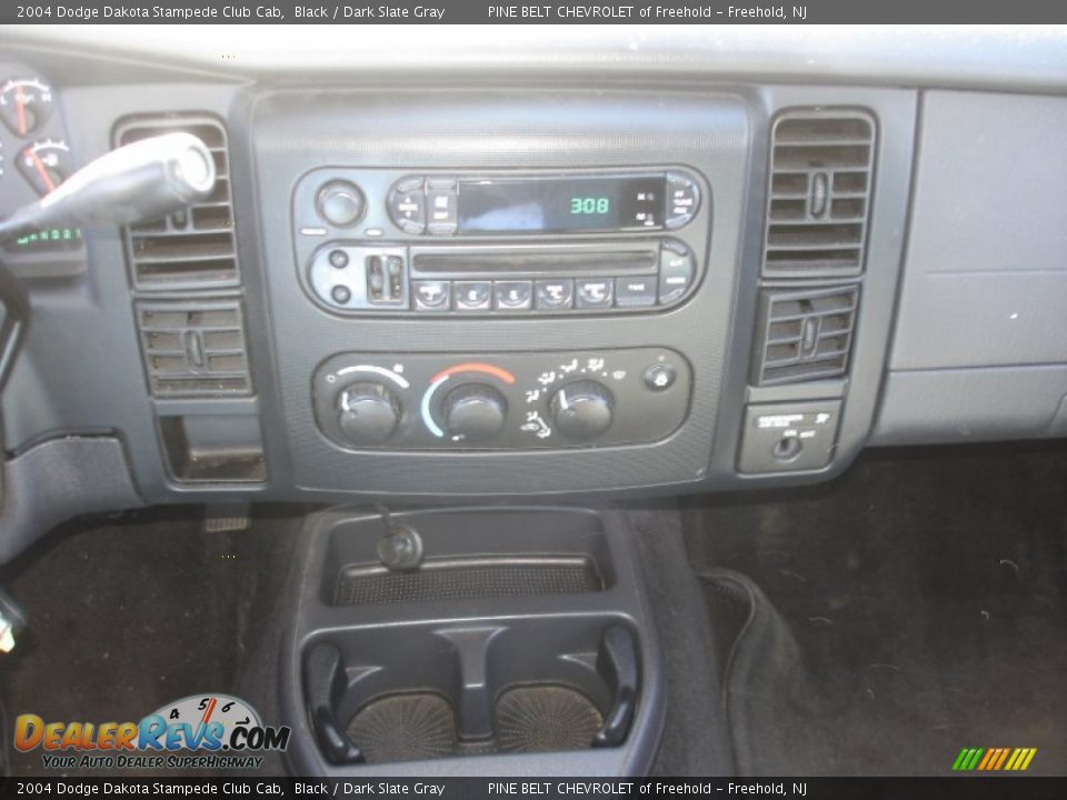 2004 Dodge Dakota Stampede Club Cab Black / Dark Slate Gray Photo #12