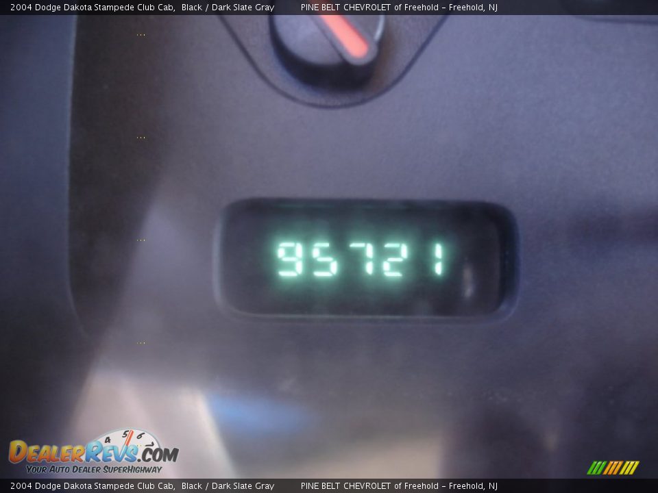 2004 Dodge Dakota Stampede Club Cab Black / Dark Slate Gray Photo #14