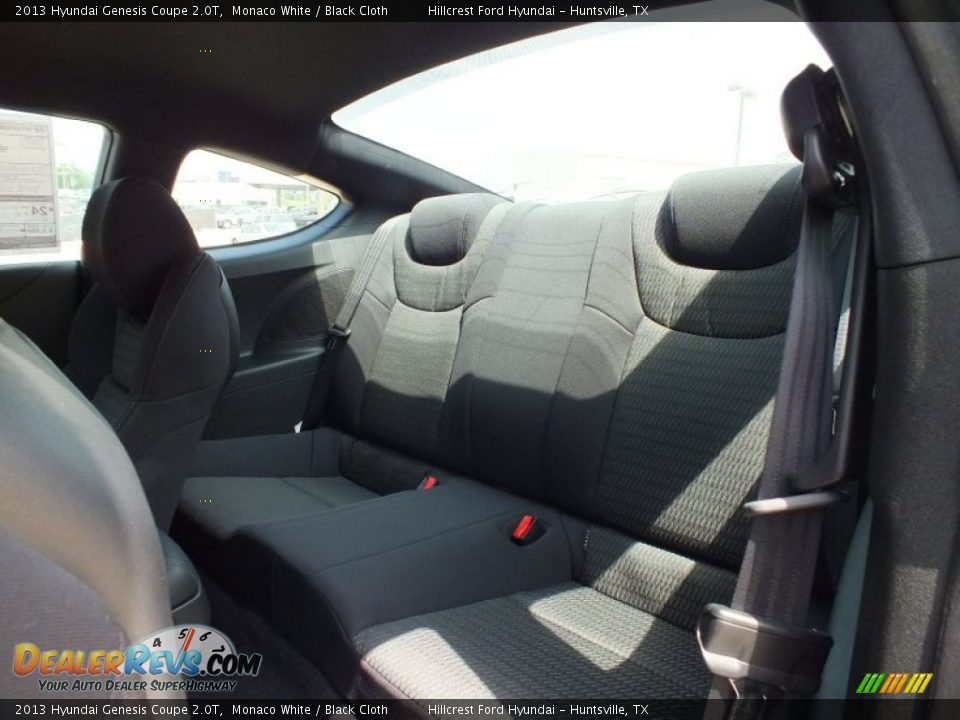2013 Hyundai Genesis Coupe 2.0T Monaco White / Black Cloth Photo #4