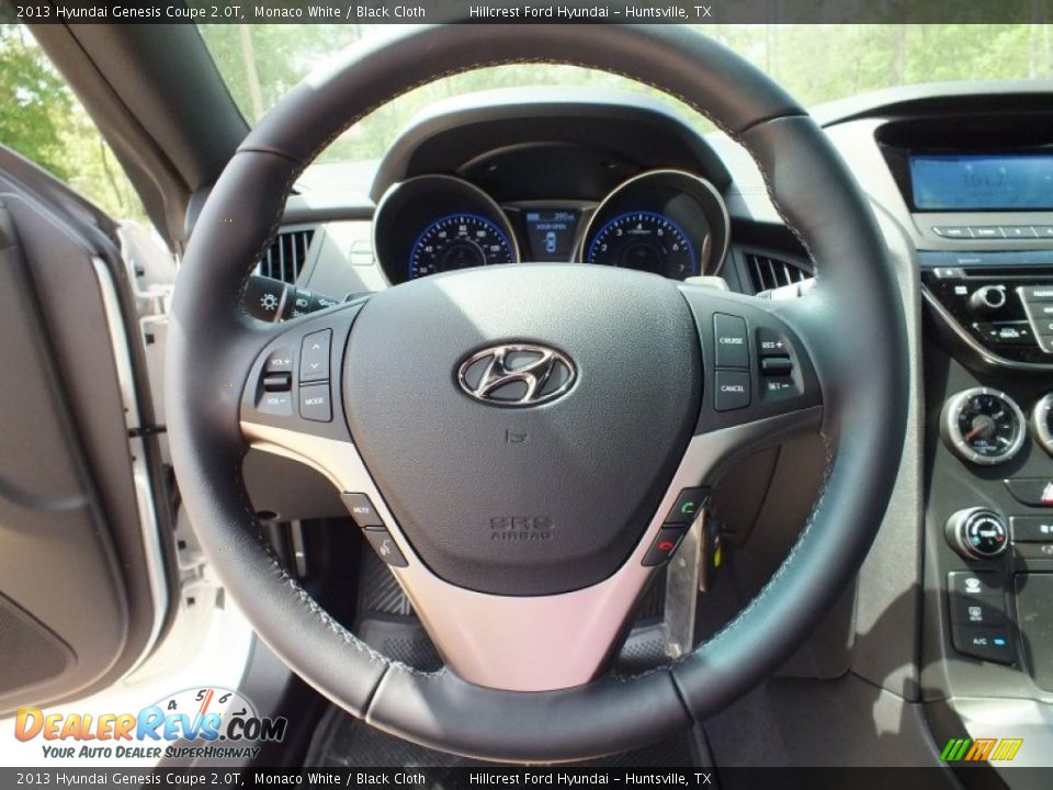 2013 Hyundai Genesis Coupe 2.0T Steering Wheel Photo 13