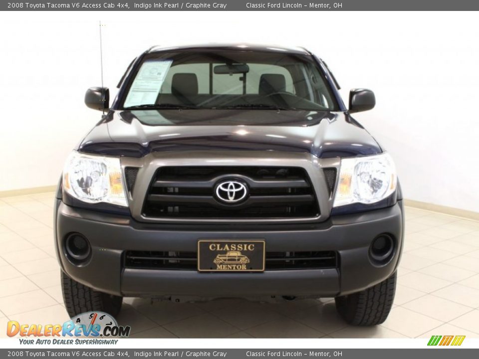2008 Toyota Tacoma V6 Access Cab 4x4 Indigo Ink Pearl / Graphite Gray Photo #2