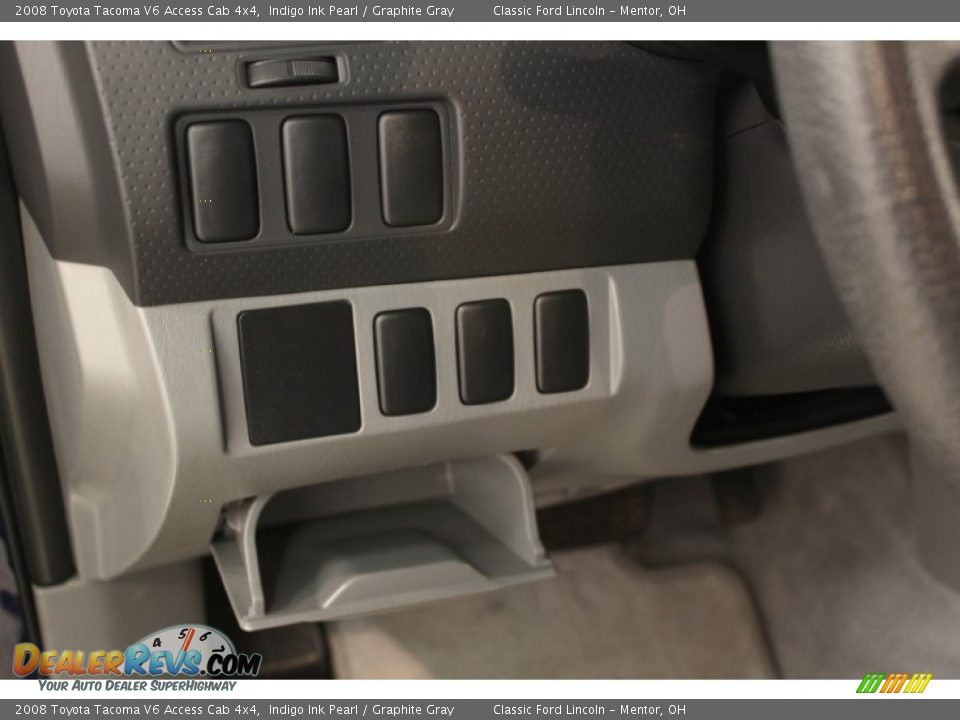 2008 Toyota Tacoma V6 Access Cab 4x4 Indigo Ink Pearl / Graphite Gray Photo #6