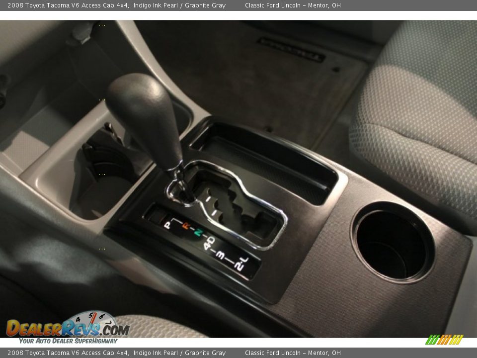 2008 Toyota Tacoma V6 Access Cab 4x4 Indigo Ink Pearl / Graphite Gray Photo #11