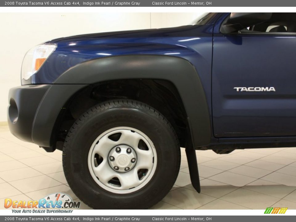 2008 Toyota Tacoma V6 Access Cab 4x4 Indigo Ink Pearl / Graphite Gray Photo #16