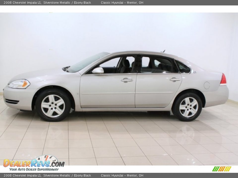 2008 Chevrolet Impala LS Silverstone Metallic / Ebony Black Photo #4