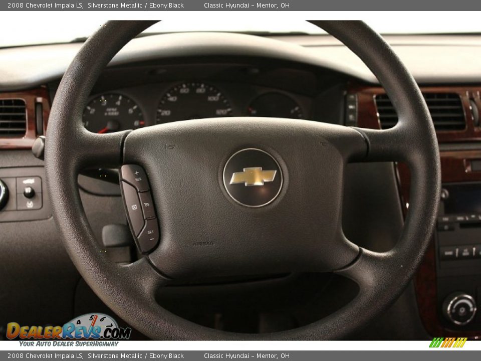 2008 Chevrolet Impala LS Silverstone Metallic / Ebony Black Photo #10